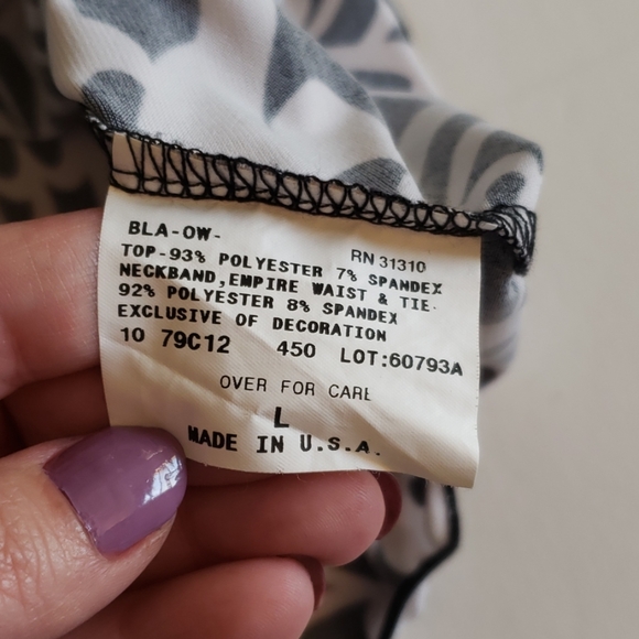 A. Byer Black/White Top - Picture 4 of 6